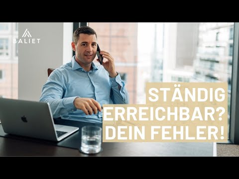 Wenn du als Geschäftsführer ständig erreichbar bist, machst du diesen Fehler! Handwerk &amp; Industrie